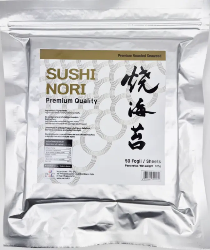 PAC SUSHI NORI (50 FOGLI) 125g*80