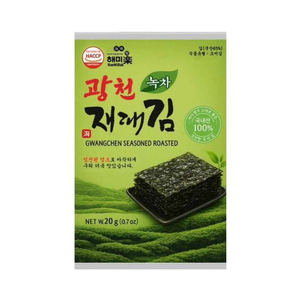 TOASTED SEAWEED WITH GREEN TEA 20g*48pz/CTN 
