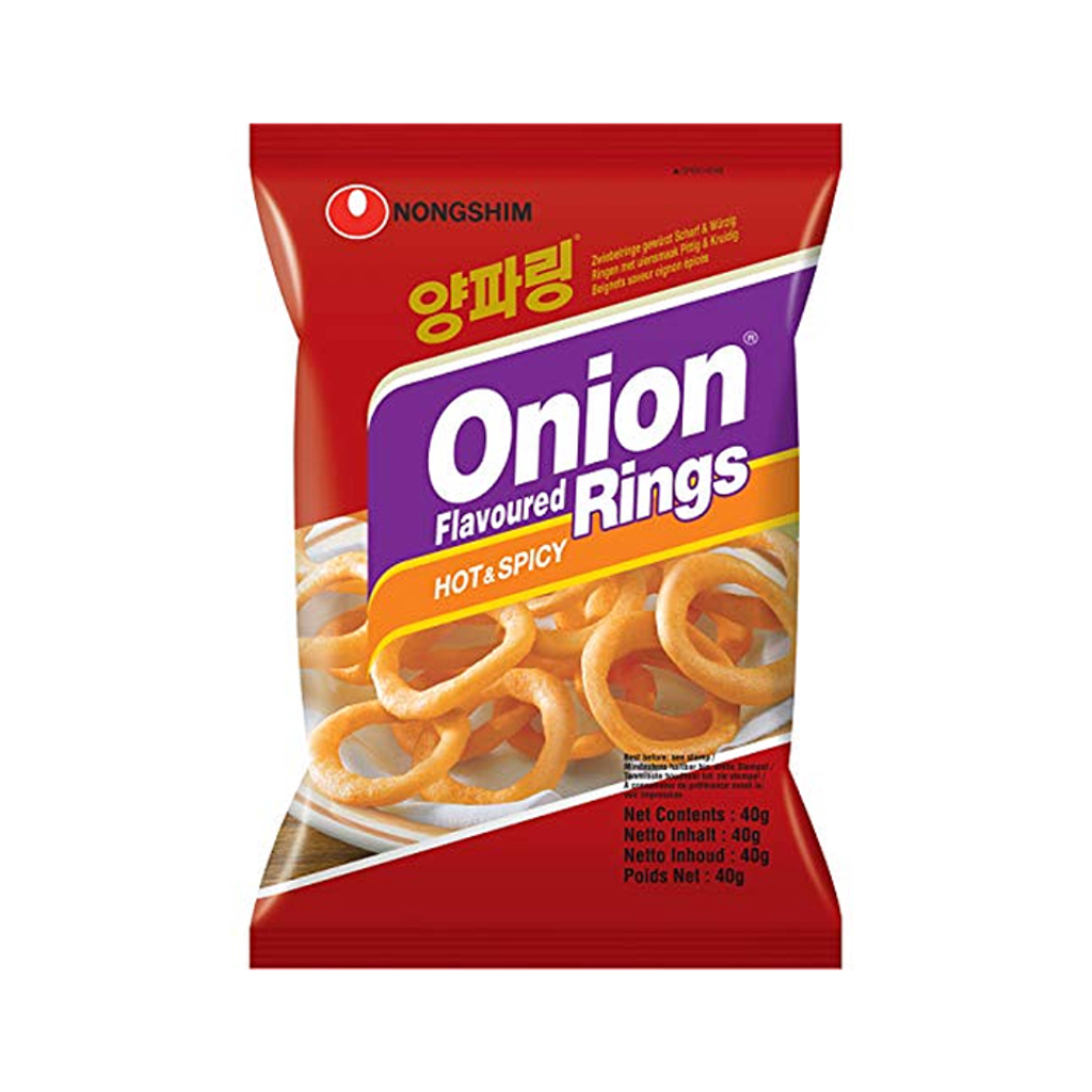 NONGSHIM ONION RINGS (HOT&SPICY) 40g*20pz/CTN 