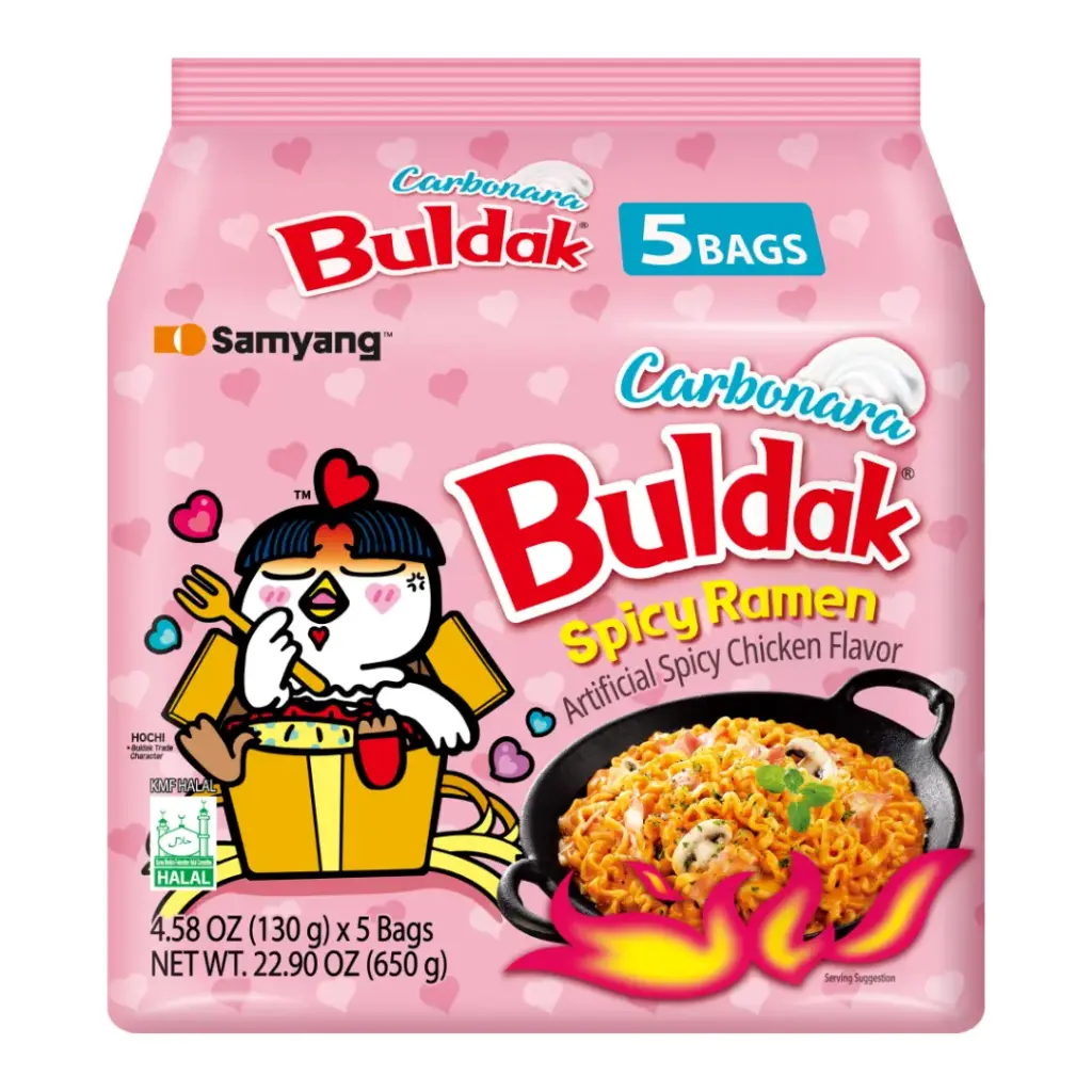 SAMYANG BULDAK CARBONARA RAMEN (130g*5)*8