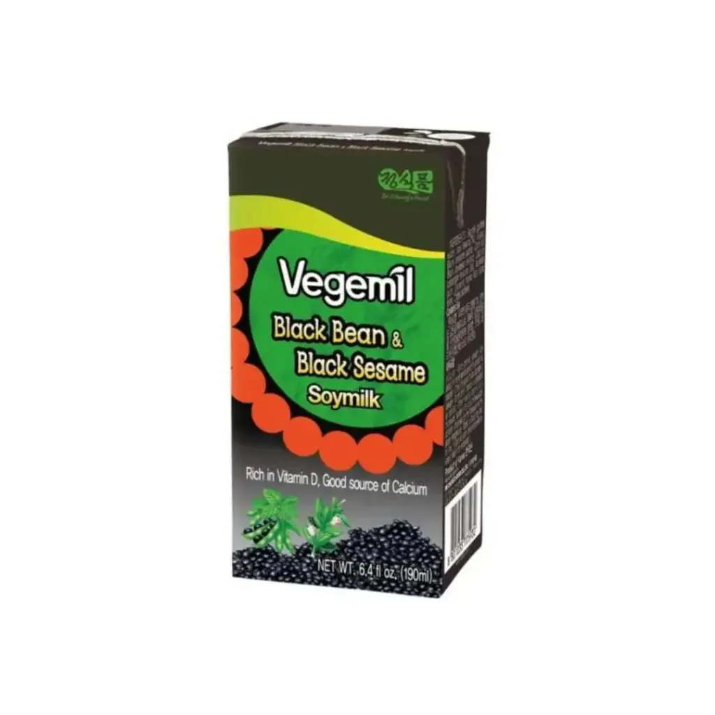 VEGEMIL BLACK BEAN & SESAMO NERO (190ml*16)*6 
