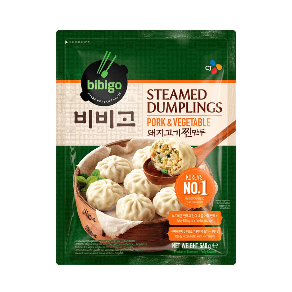 CJ BIBIGO STEAMED DUMPLING PORK & VEGETABLE 560g*15