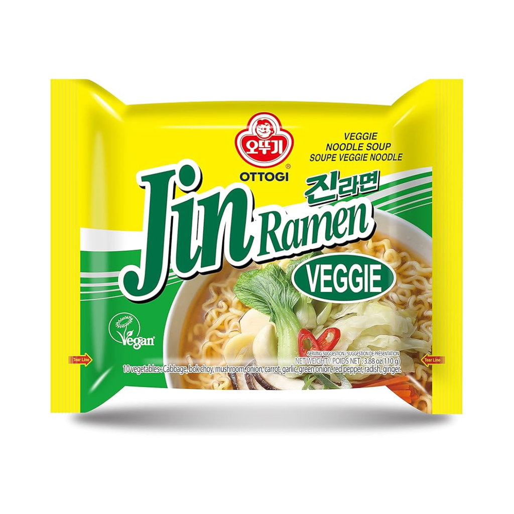 OTTOGI JIN RAMEN (VEGGIE) (110G*4)*8