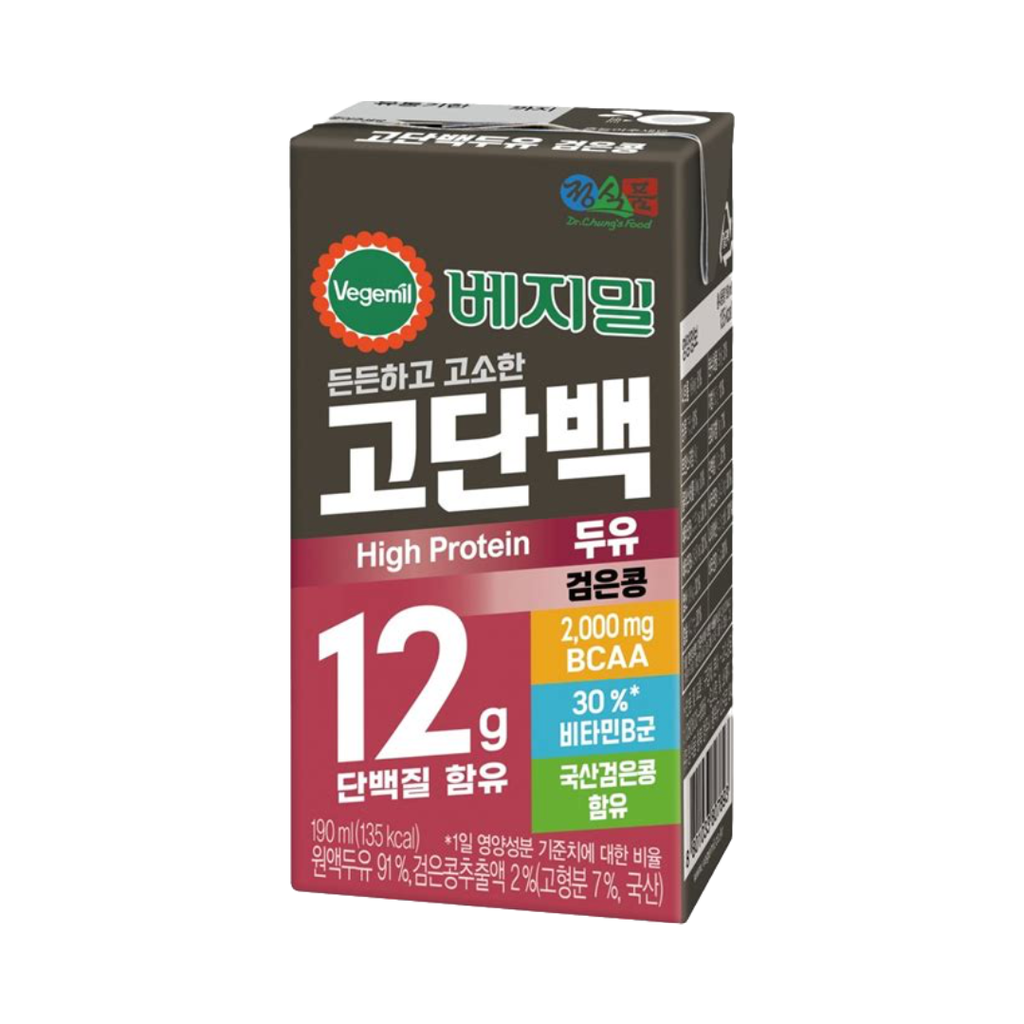 VEGEMIL HIGH PROTEIN (190ml*16)*6