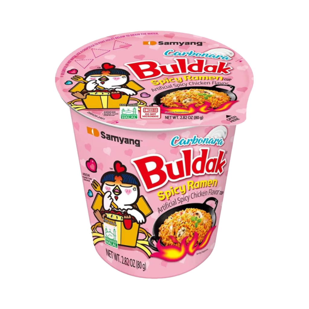 SAMYANG CARBONARA CUP RAMEN 80g*6