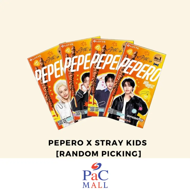 LOTTE PEPERO CRUNKY STRAY KIDS 39g*40