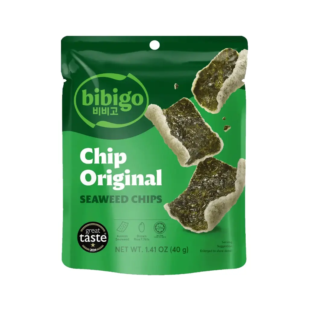 CJ BIBIGO SEAWEED CHIP (ORIGINAL) 40g*8