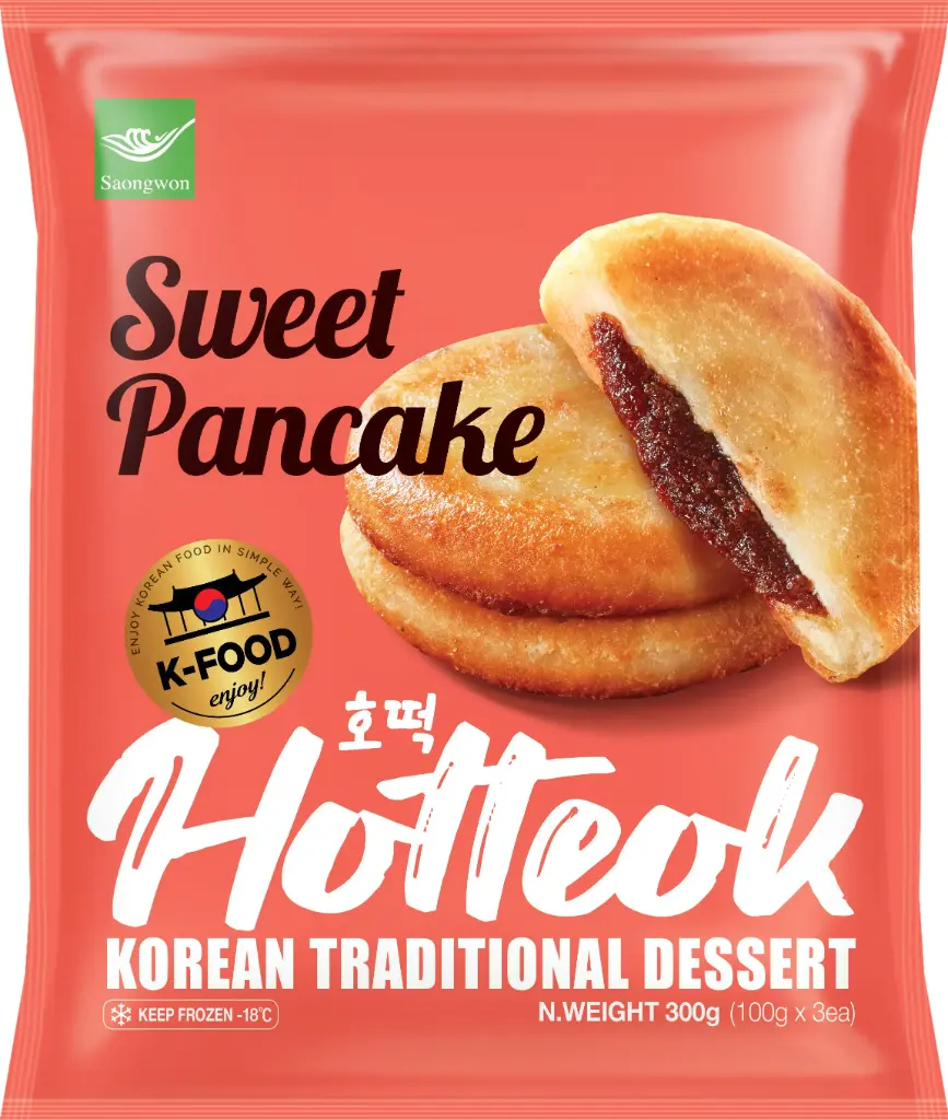 SAONGWON SWEET PANCAKE HOTTEOK 300g (100g*3)*18