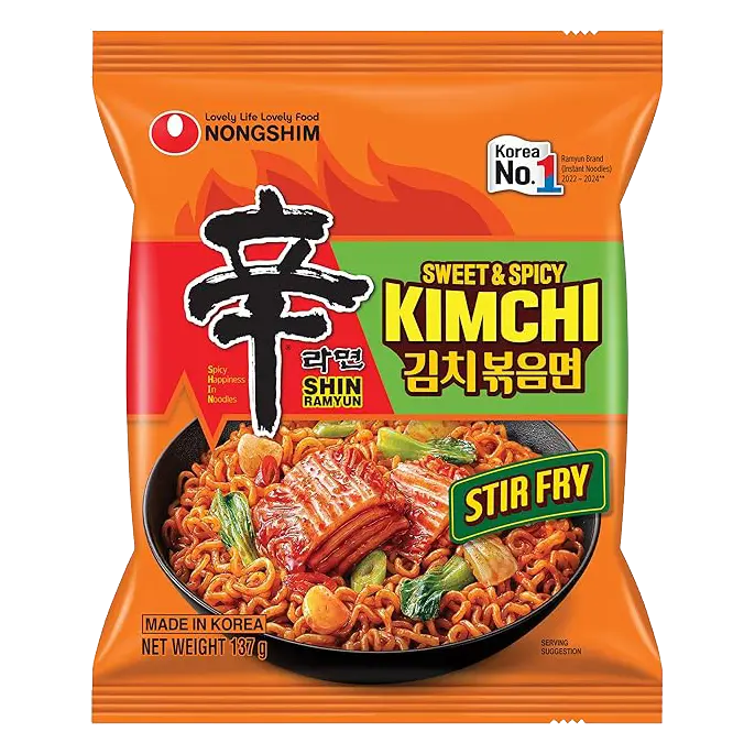 NONGSHIM SHIN RAMYUN KIMCHI STIR FRY 137g*20