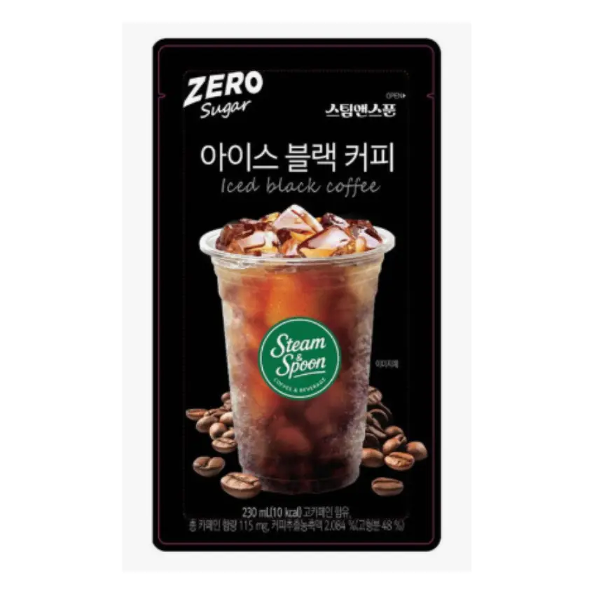 STEAM & SPOON ZERO SUGAR ICED BLACK COFFEE ADE (230ML*10)*5