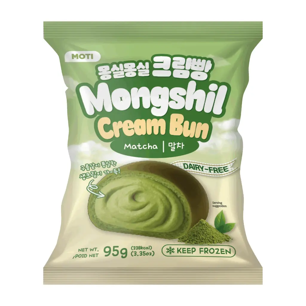 MOTI MONGSHIL CREAM BUN MATCHA 95G*36