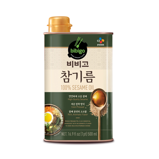 [N1CJA016C] CJ BIBIGO OLIO DI SESAMO 500ml*12