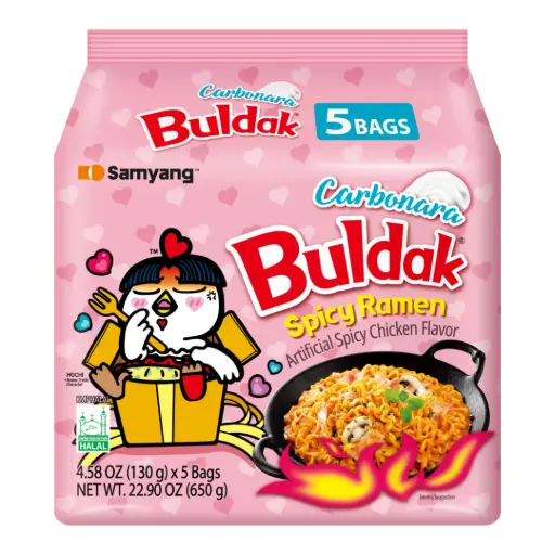 [N1SYA210C] 삼양 불닭볶음면 까르보 (130g*5)*8