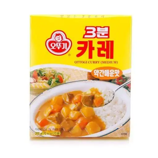 [N2OTA011C] 오뚜기3분카레(약간매운맛) 200g*24