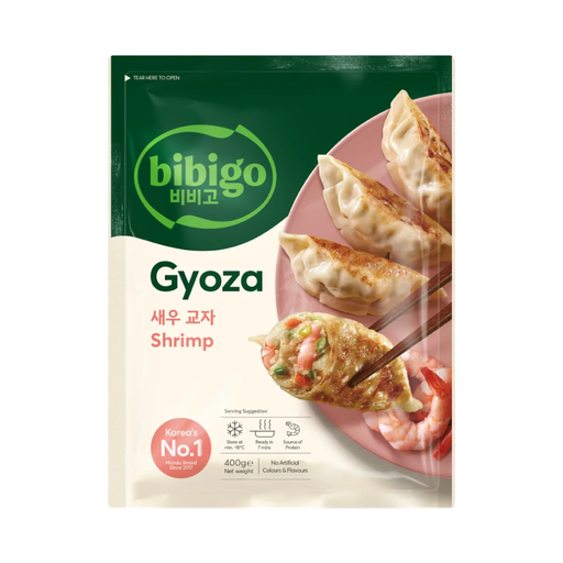 [N3CJC016C] CJ BIBIGO RAVIOLI SHRIMP & VEGETABLE 400g*16