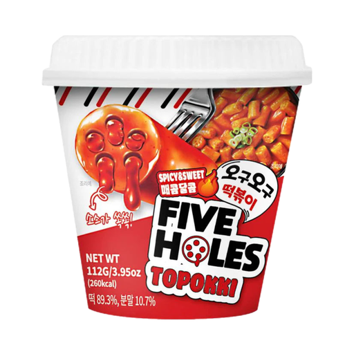[N1HBA002C] FIVE HOLES TOPOKKI (SPICY&SWEET) 112g*24