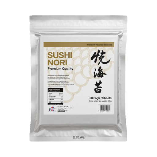 [N1PAA008C] PAC SUSHI NORI (50 SHEETS) 125g*40