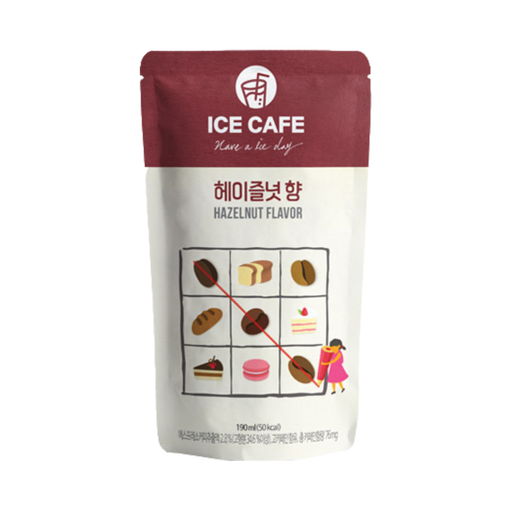 [N1HBA015C] ICE CAFE HAZELNUT FLAVOR ADE (190ml*10)*5