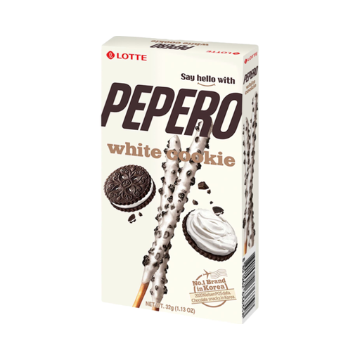 [N2LTA001C] LOTTE PEPERO WHITE COOKIE 32g*40